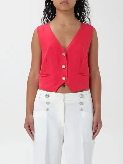 Liu •jo Waistcoat Liu Jo Woman Color Red