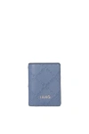 Liu •jo Wallet And Portatessere Donna Liu Jo Af5175 E0538 74015 In Blue