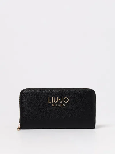 LIU •JO WALLET LIU JO WOMAN COLOR BLACK,H36347002