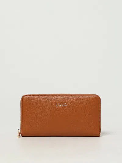 Liu •jo Wallet Liu Jo Woman Color Leather In Brown