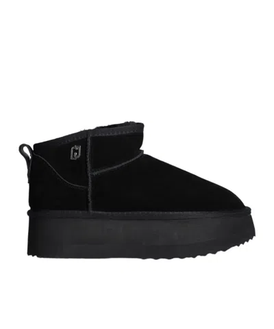 Liu •jo Wedge Ankle Boots In Black
