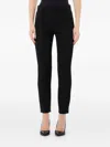 Liu •jo Welt Pocket Trousers In Black