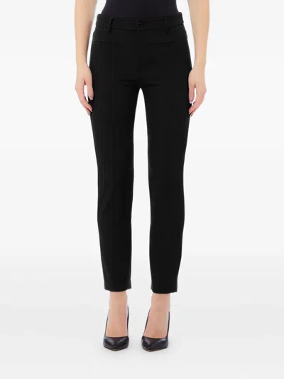 Liu •jo Welt Pocket Trousers In Black