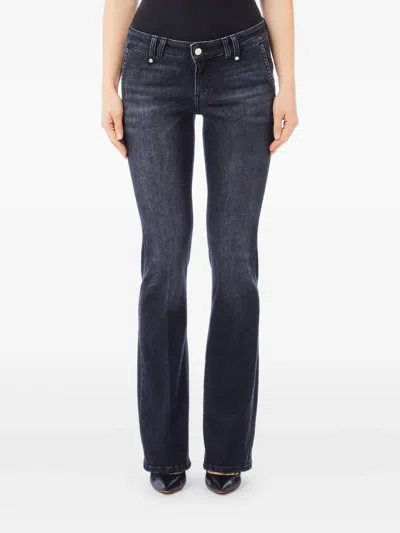 Liu •jo Whiskering-effect Jeans In Blue