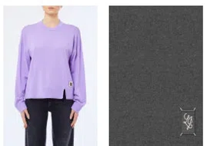 Liu Jo White Sweaters In Gray