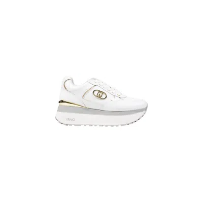Liu •jo White Artificial Leather Platform Sneakers