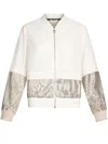 Liu •jo Liu Jo White Bomber With Sequins In White