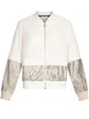 Liu •jo Liu Jo White Bomber With Sequins