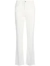 Liu •jo Liu Jo White Slim Flared Jeans In White