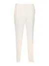 Liu •jo Liu Jo Smart Slim-fit Trousers In White