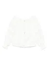 Liu •jo Liu Jo White Cotton Blouse In White