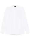 Liu •jo White Cotton Shirt With Sequins In White