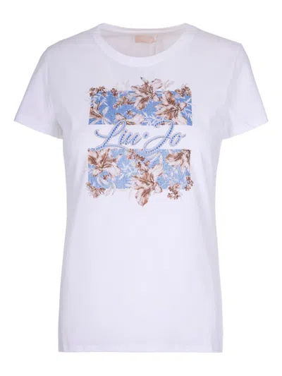 Liu •jo Liu Jo White Cotton Tee Shirt