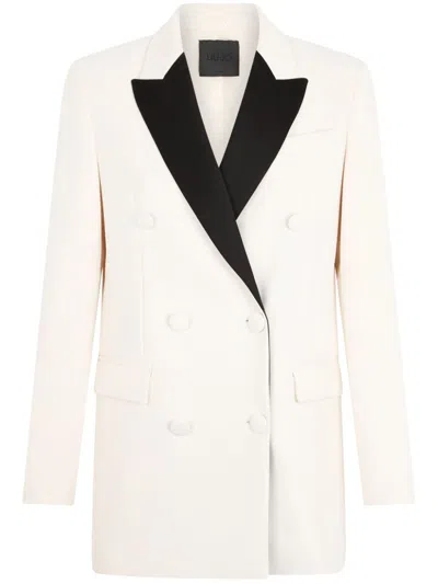 Liu •jo White Double-breasted Jacket