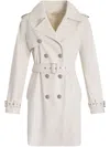 Liu •jo Liu Jo Double-breasted Trench Coat With Detachable Waist Belt