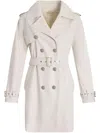 Liu •jo Liu Jo Double-breasted Trench Coat With Detachable Waist Belt