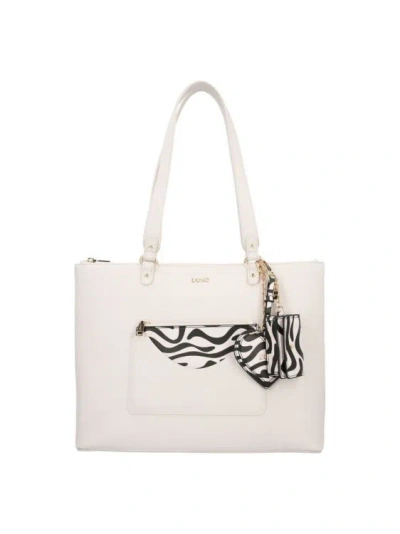 Liu •jo White Eco-leather Shopping Bag