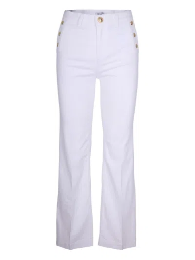 Liu •jo Liu Jo White Flare Jeans