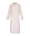Liu •jo Liu Jo Beige Organza Trench Coat In Champagne-colored