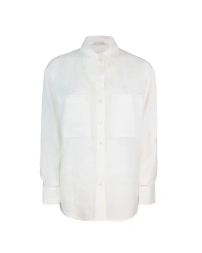 Liu •jo Liu Jo White Ramie Shirt