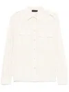 Liu •jo Liu Jo Classic Button-up White Shirt With Refined Detail In White
