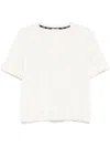 Liu •jo White Short-sleeve T-shirt In Multicolour