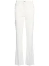 Liu •jo Liu Jo White Slim Flared Jeans In White