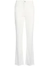 Liu •jo Liu Jo White Slim Flared Jeans