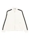 Liu •jo White Striped Long Sleeve Sweatshirt In White