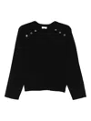 Liu •jo Liu Jo White Sweaters Black In Black
