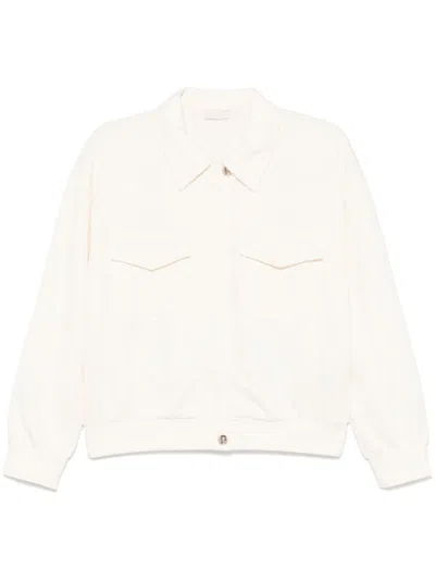Liu •jo Liu Jo White Sweatshirt With Front Pockets