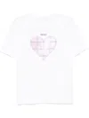 Liu •jo Heart-print T-shirt In White