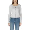 Liu •jo White Viscose Cardigan In White