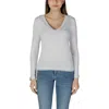 Liu •jo White Viscose Sportswear In Gray