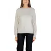 Liu •jo White Viscose Sweatshirt In White