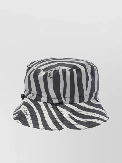 LIU •JO WIDE BRIM ZEBRA PATTERN HATS