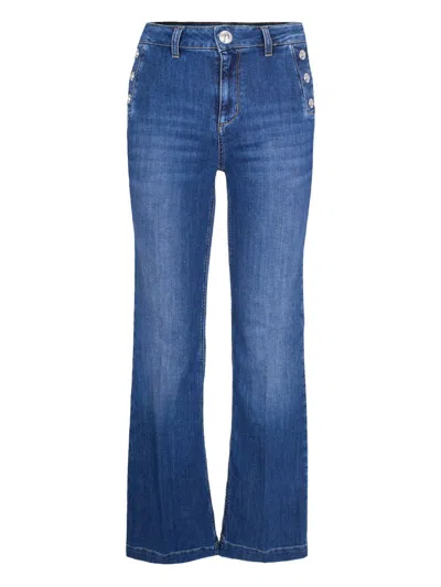 Liu •jo Liu Jo Wide Leg Denim Jeans In Blue