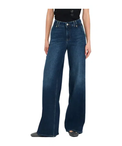 Liu •jo Wide-leg Jeans In Blue