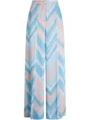 Liu •jo Liu Jo Wide-leg Pants With Chevron Pattern