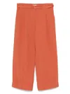 Liu •jo Liu Jo Wide-leg Trousers In Carrot Orange In Orange