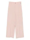 Liu •jo Wide-leg Trousers In Pink
