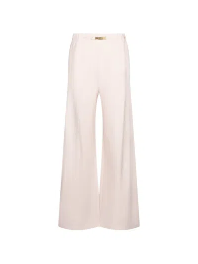 Liu •jo Wide-leg Trousers In Pink