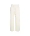 Liu •jo Wide Leg Trousers With Adjustable Waistband In White