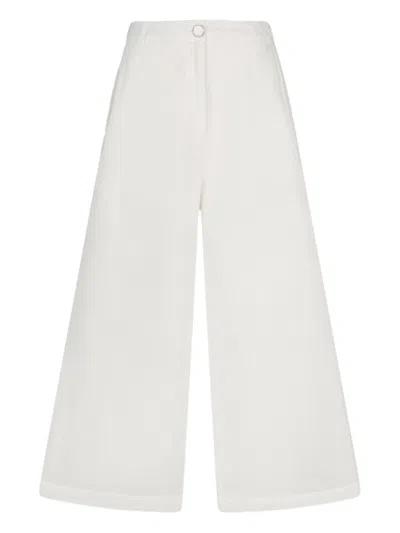 Liu •jo Liu Jo Wide-leg Trousers With Concealed Fly