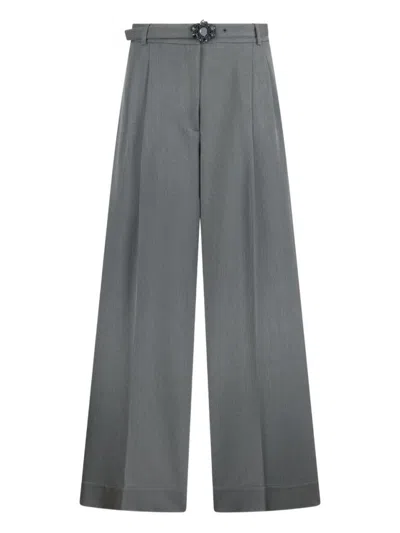 LIU •JO WIDE-LEG TROUSERS WITH HIGH WAIST