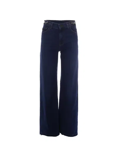 Liu •jo Wide-leg Jeans In Blue