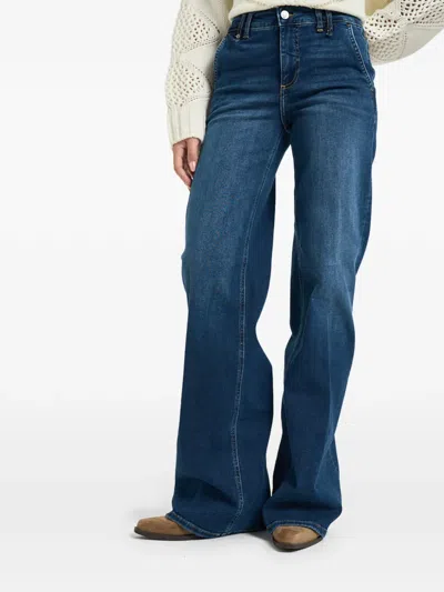 Liu •jo Wide-leg Jeans In Blue