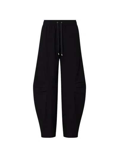 Liu •jo Wide-leg Trousers In Black