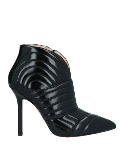 Liu •jo Woman Ankle Boots Black Size 5 Leather