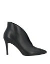Liu •jo Woman Ankle Boots Black Size 7 Leather